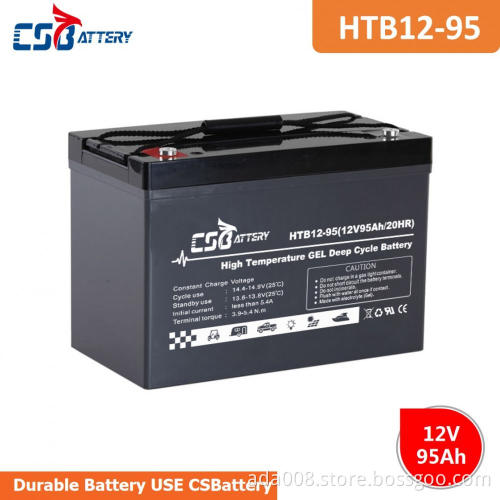 CSBattery 12V95Ah High Temperature Long Life Deep Cycle GEL Battery